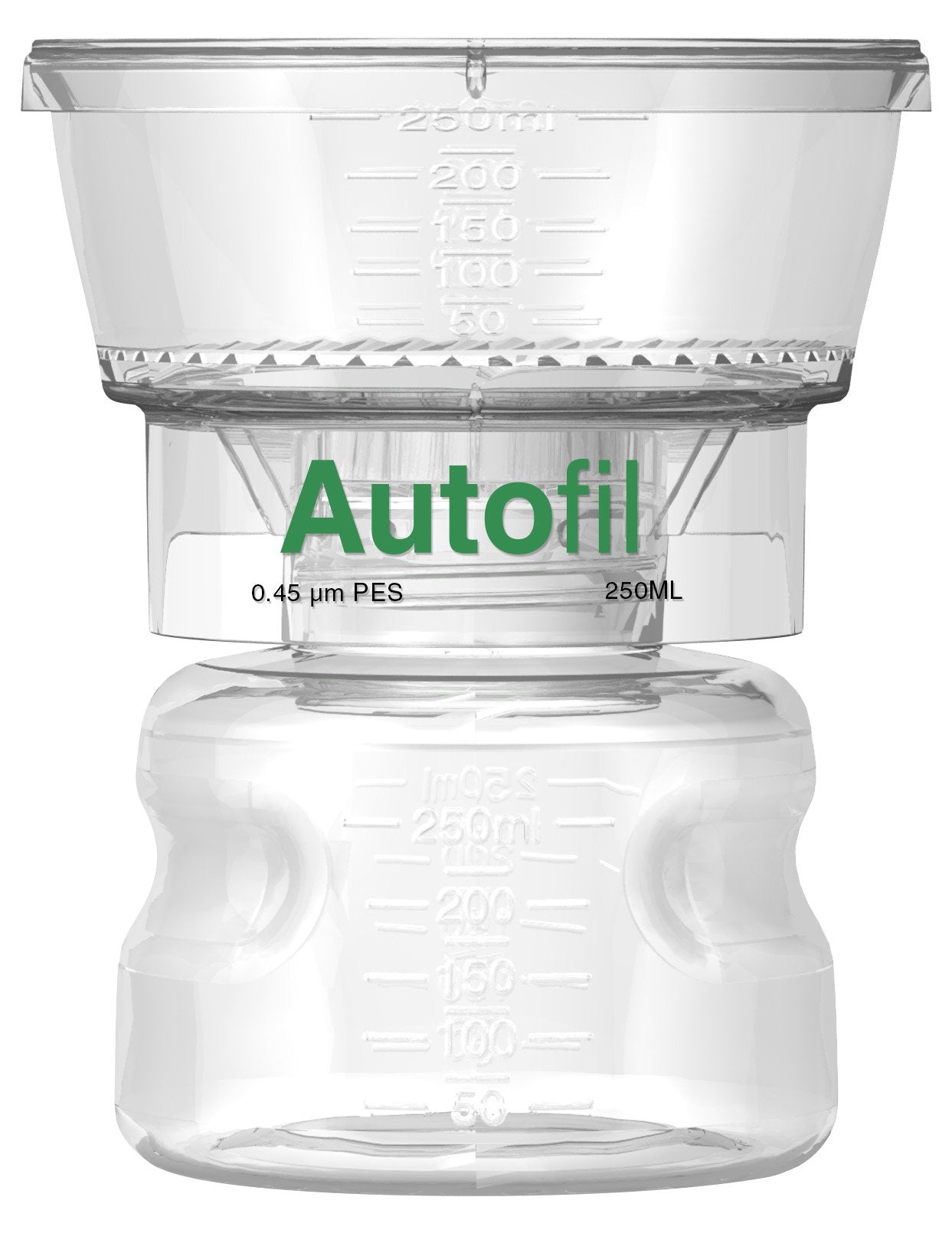 250ml Autofil Full Assembly Filter System - 0.45 Pore Size - (Qty. 12)