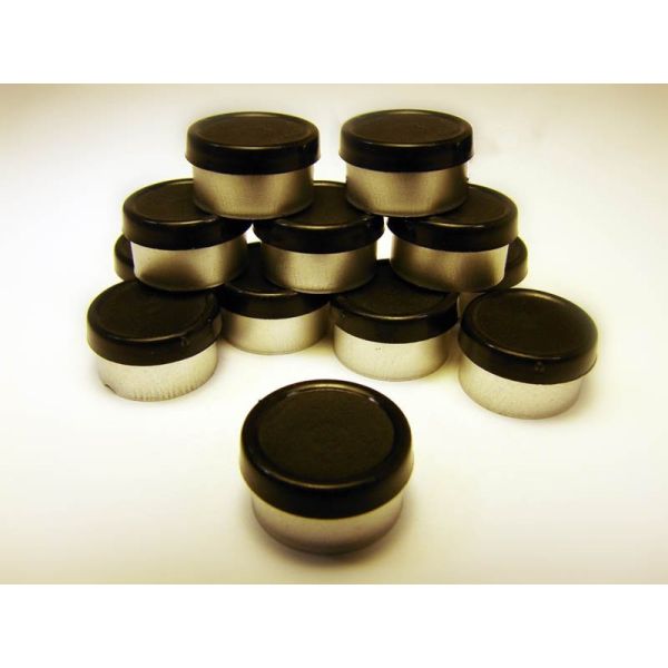 13mm Flip Top Aluminum Seal - Black (Qty. 5000)