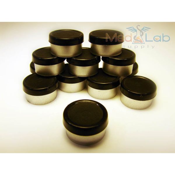 13mm Flip Top Aluminum Seal - Black (Qty. 5000)