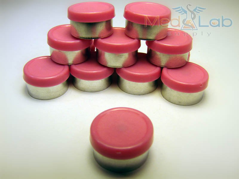 13mm Flip Top Aluminum Seal - Pink (Qty. 25)