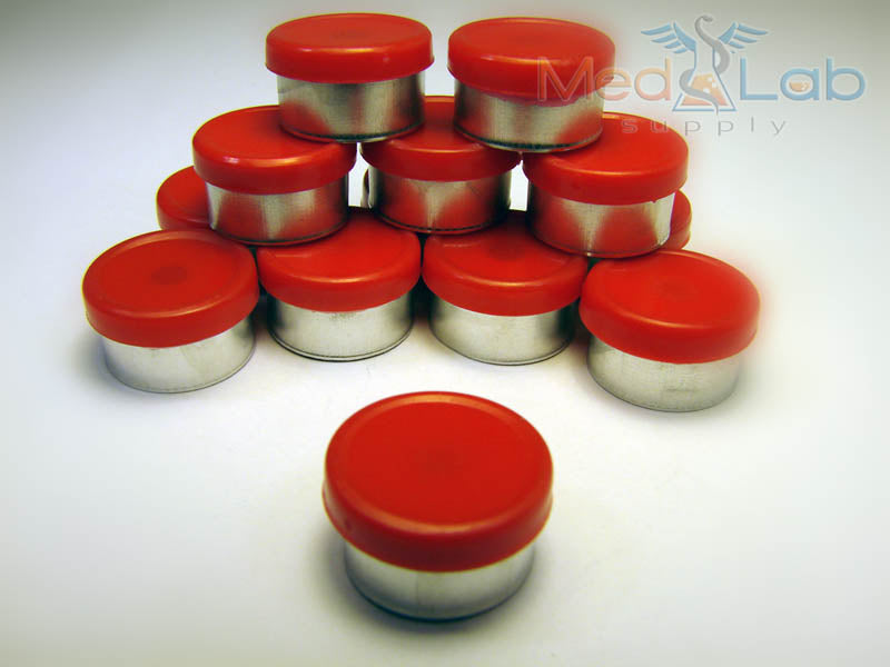 13mm Flip Top Aluminum Seal - Red (Qty. 5000)