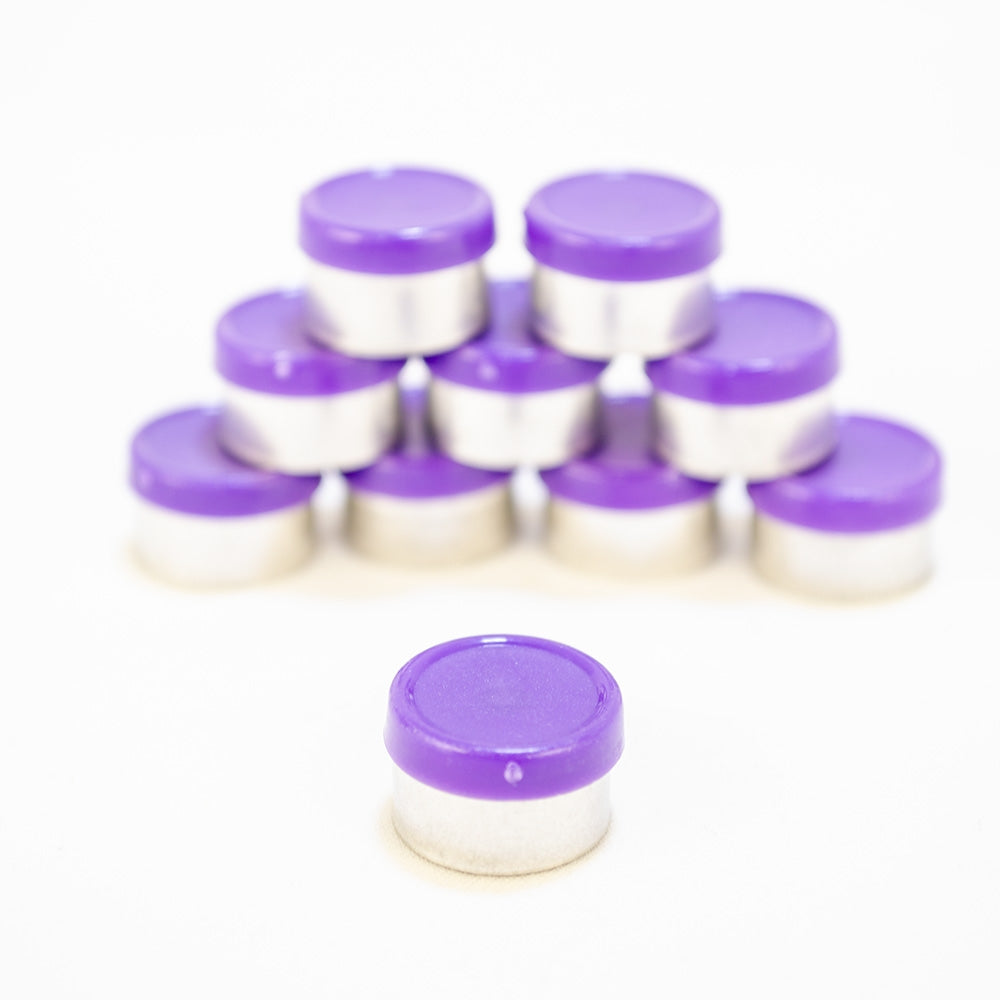 13mm Flip Top Alum. Seal (Violet Gloss) (Qty. 5000)