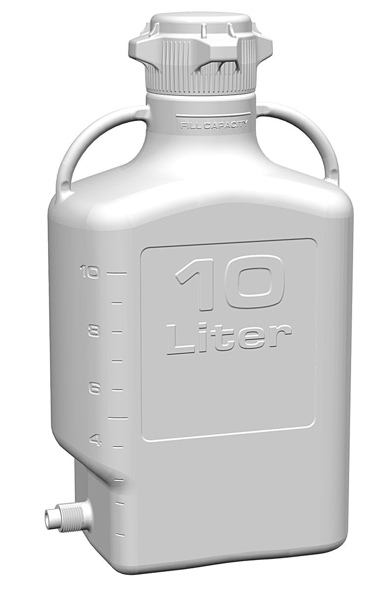 Carboy, 10L, HDPE, 83mm cap with Spigot