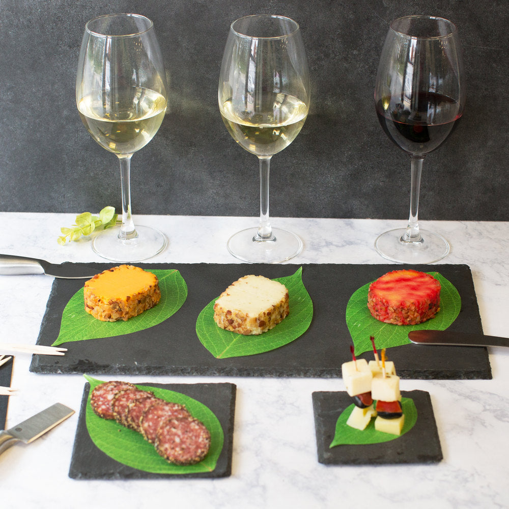 1-Piece Extra Large Black Slate Tray for Appetizers, Hors doeuvres, Charcuterie and Cheese Boards