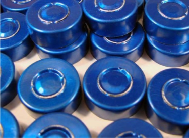 20mm Aluminum Seal - Blue (Qty 1000)