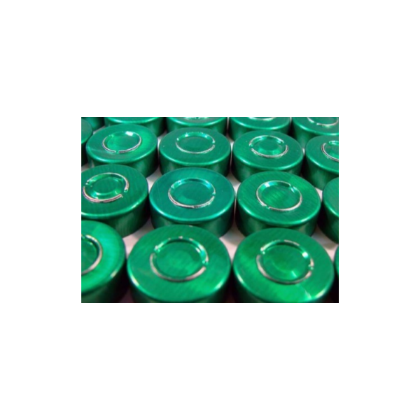 20mm Aluminum Seal - Green (Qty. 25)