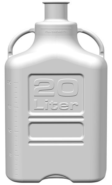 20L (5 Gal), PP, Carboy with 3" Sanitary Top