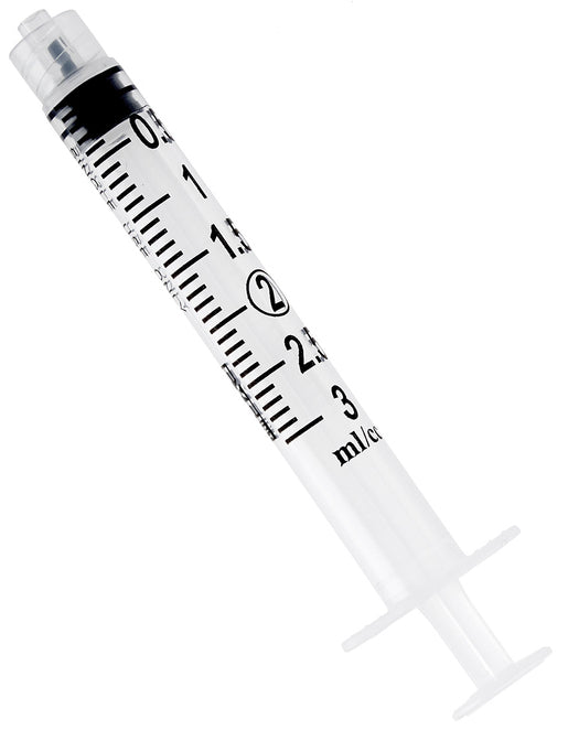 Exel 3cc Syringe Only, Luer Lock Tip, 100 BX