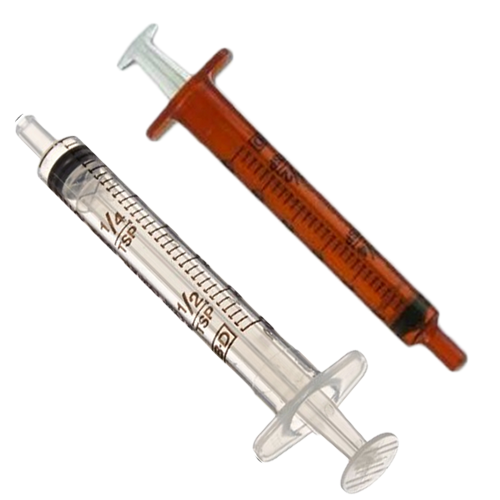 BD Oral Dispensing Syringe, 3mL, Clear, 100/BX