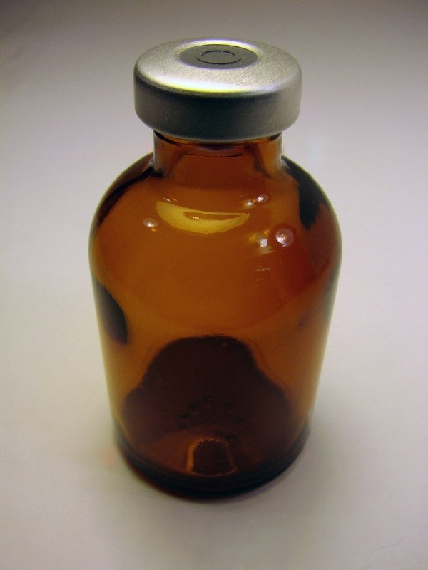 30ml Amber Sealed Sterile Glass Vial (Qty. 1)