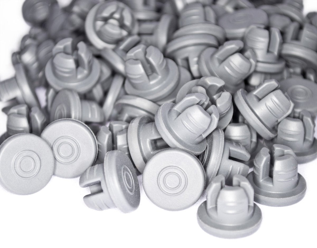 20mm Lyophilization Stoppers 3-Pronged Gray (Qty: 25)