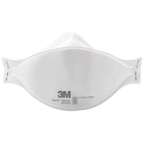 3M 9205+ Aura Niosh N95 Particulate Respirator.  99+% Filtration Efficiency.  Individually Sealed.