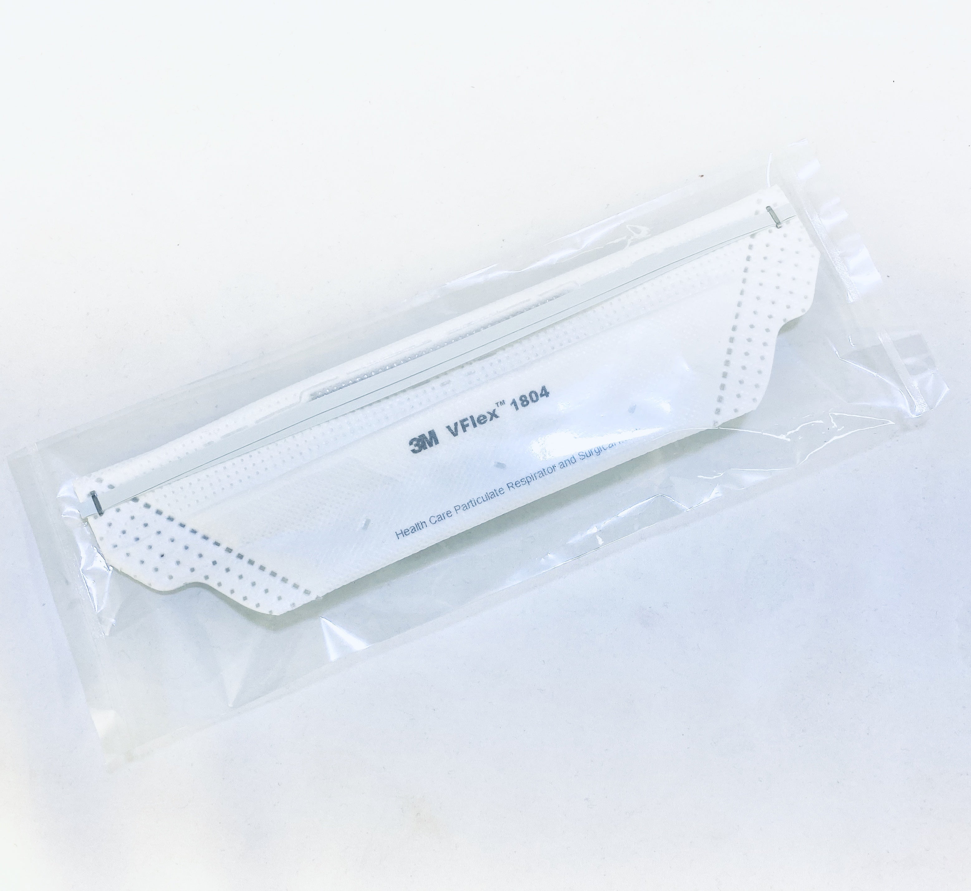 3M 1804 Vflex Niosh N95 Health Care Surgical Respirator. 99+% Filtration Efficiency. BX of 50. As low as $1.39 per mask.