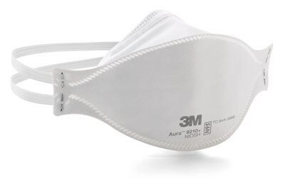 3M 9205+ Aura Niosh N95 Particulate Respirator.  99+% Filtration Efficiency.  Individually Sealed.