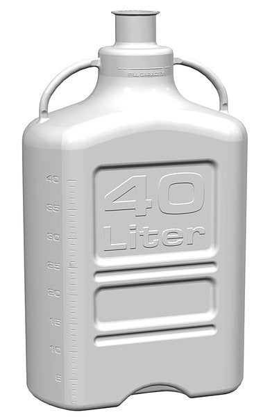40L (10 Gal), PP, Carboy with 3" Sanitary Top