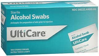 Ultimed UltiCare Sterile Alcohol Prep Pads, Box of 100