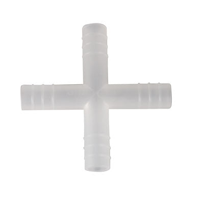 4-Way Connector, Polypropylene Connectors, for 6mm tubing