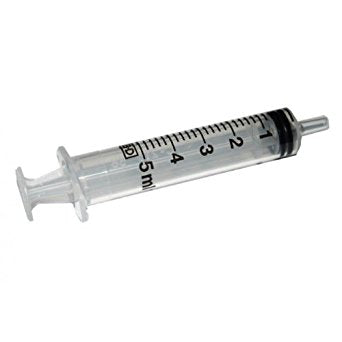 BD Oral Dispensing Syringe, 5mL, Clear, 100/BX