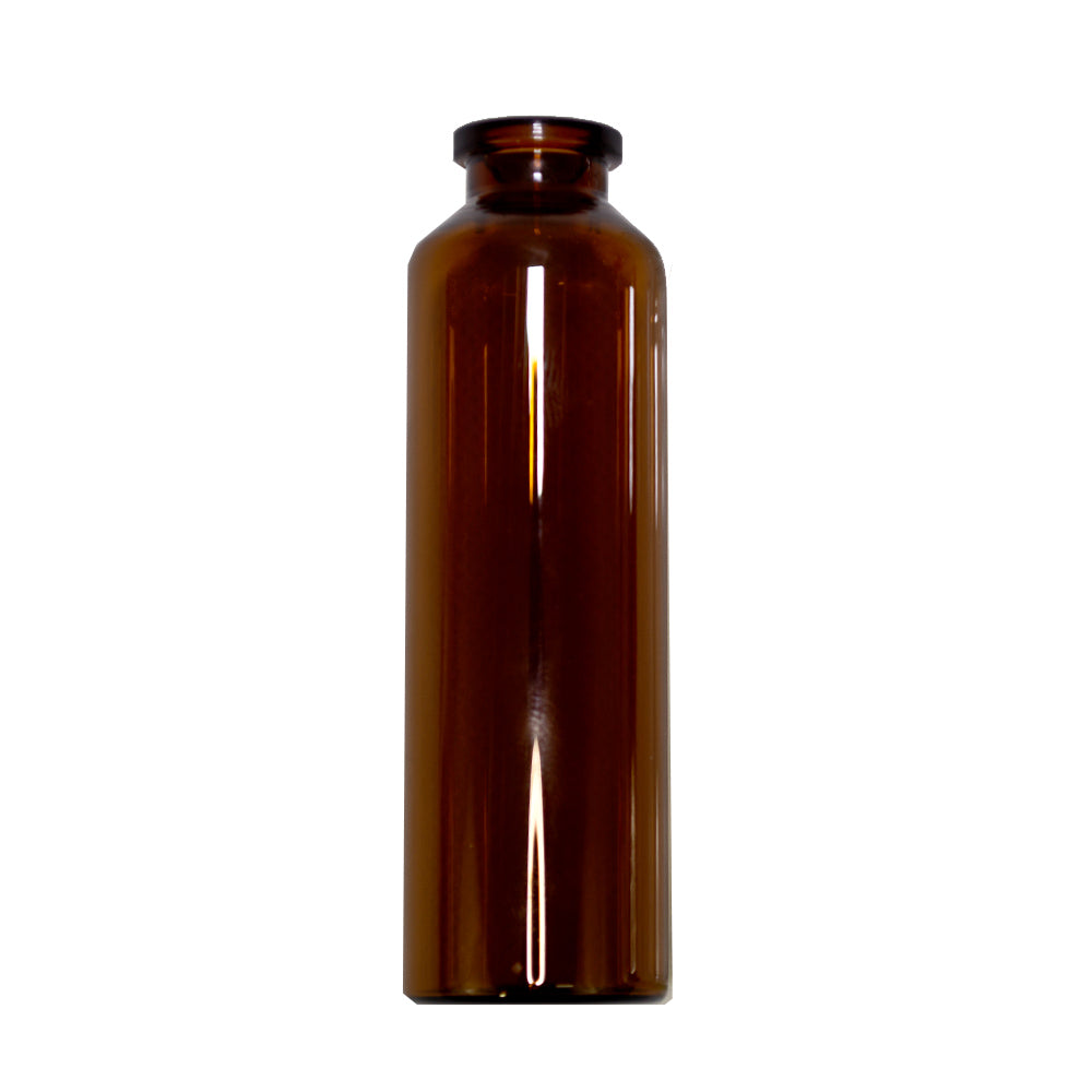 RLS 50ML Tubular Amber Glass Serum Vials, Qty. 160