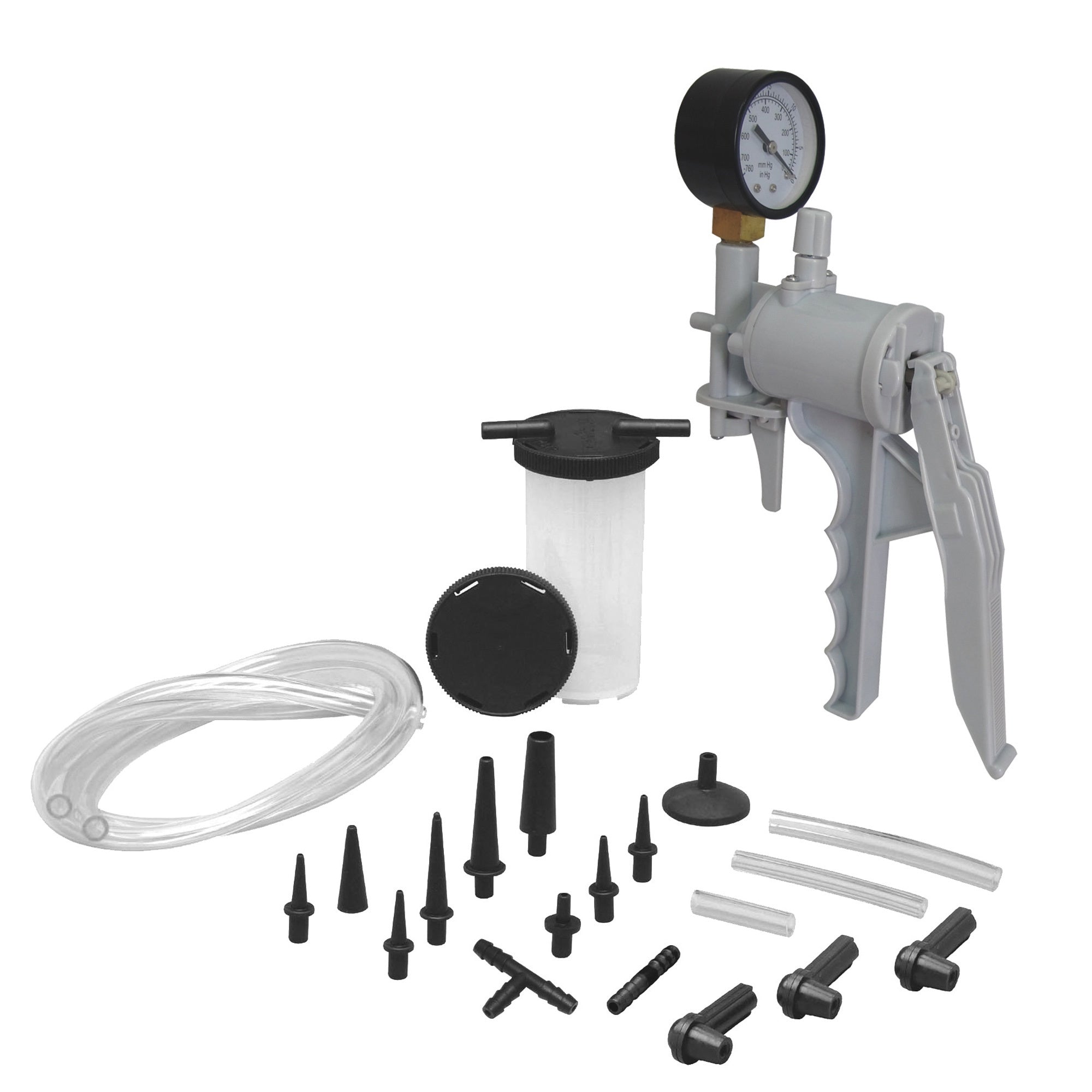 Hand Vacuum Pump with Pressure Gauge