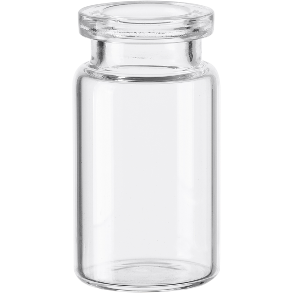 MLS 5mL Tubular Clear Type 1 Glass Serum Vials, 20mm