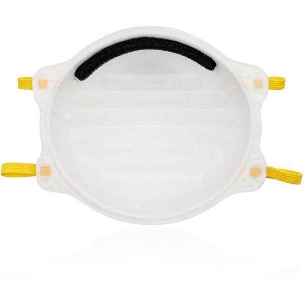 NIOSH Certified Makrite 9500-N95 Pre-Formed Cone Particulate Respirator Mask, Small or Regular, Box of 20