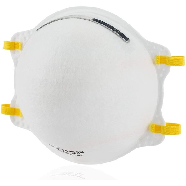 NIOSH Certified Makrite 9500-N95 Pre-Formed Cone Particulate Respirator Mask Small, Box of 20