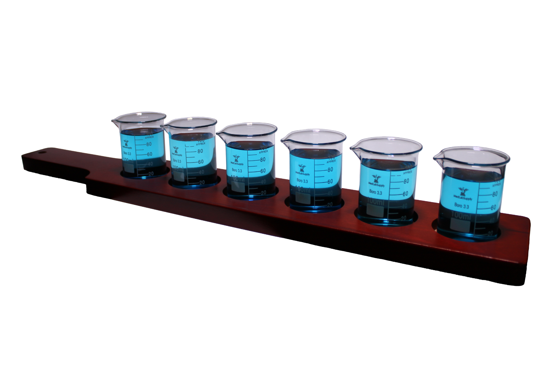 7-Piece Wine & Liquor Tasting Flight Chemistry Bar Set