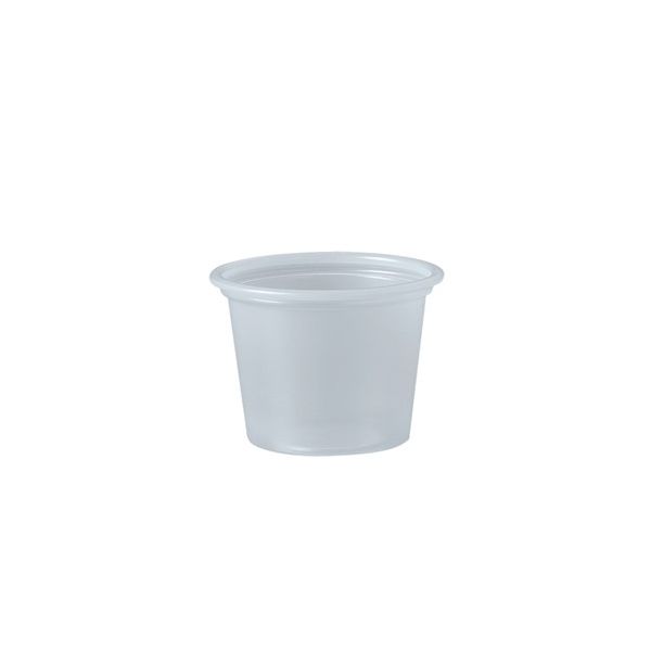Solo Brand Translucent Plastic Cup, 1 oz, 250 cups.