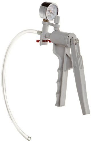 Hand Vacuum Pump with Pressure Gauge