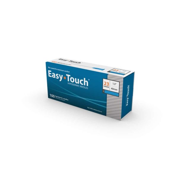 Easy Touch Sterile Hypodermic Needle 23g x 1.5", 100/BX