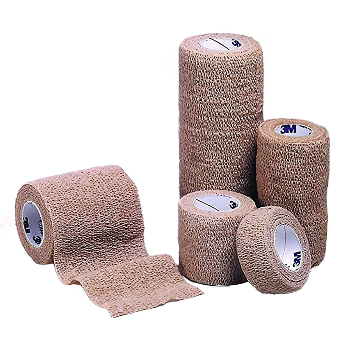 3M Coban Self-Adherent Wrap, 3" x 5 yds, Tan, 1583, Pack of 1