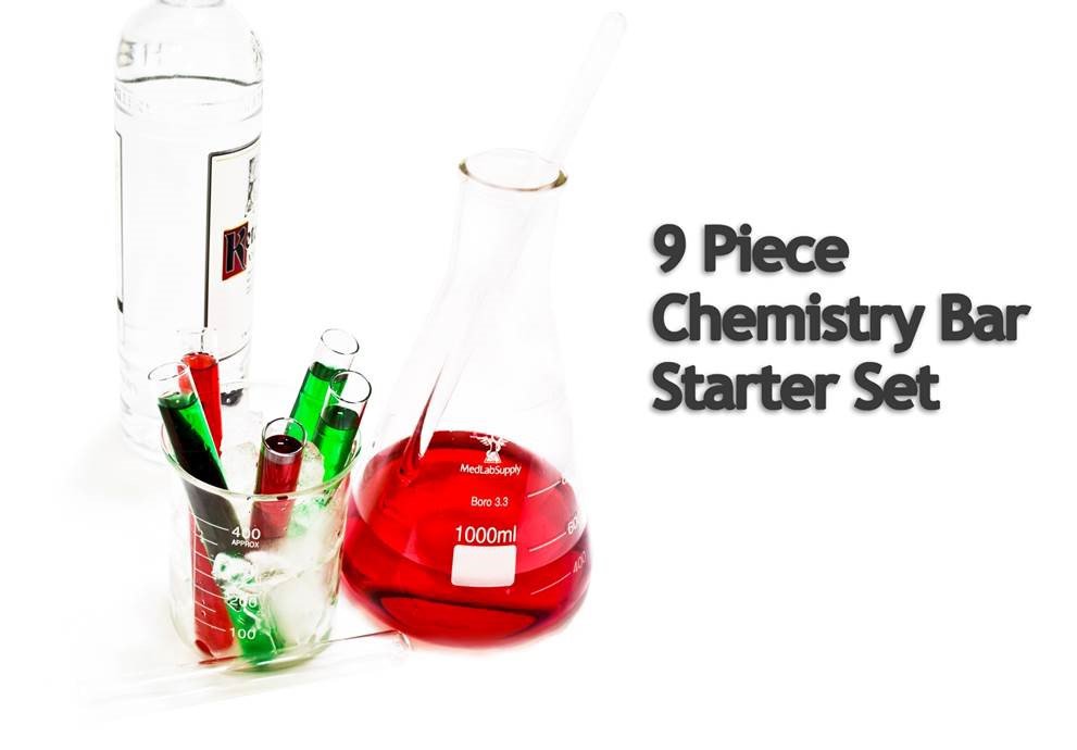 9-piece Chemistry Bar Starter Set by Med Lab Supply