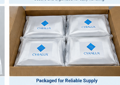CyraLux Open Sterile Glass Vials — Product Catalog
