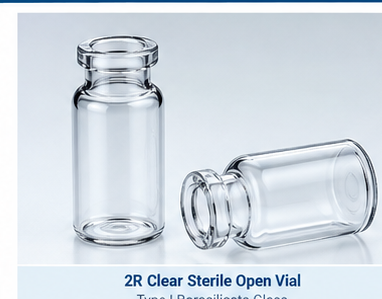 CyraLux Open Sterile Glass Vials — Product Catalog