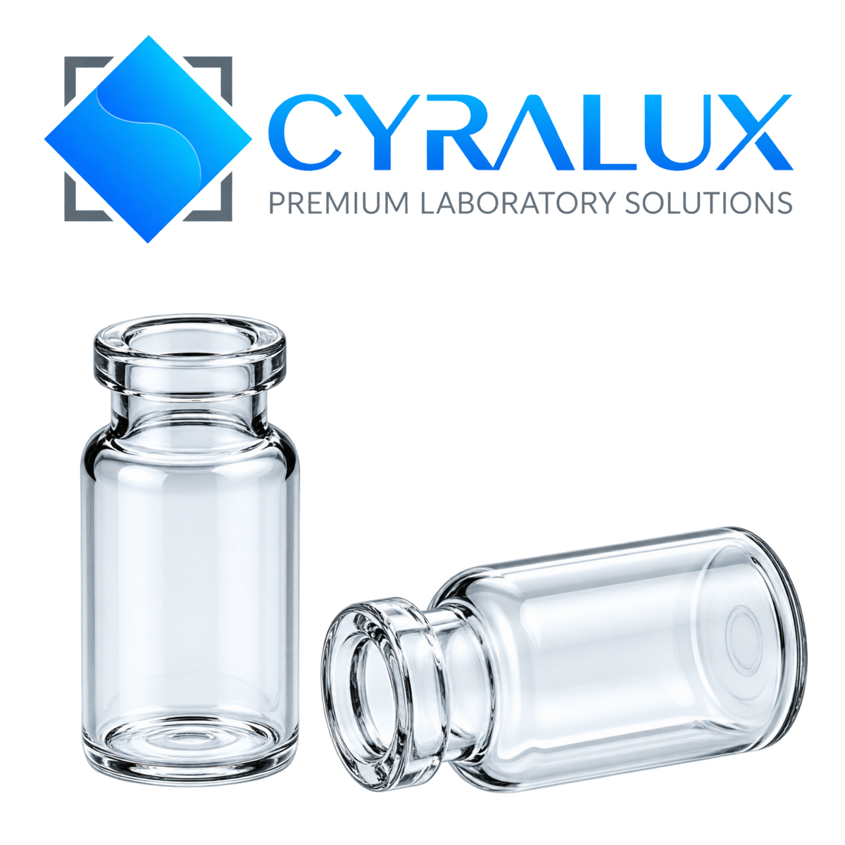 CyraLux Open Sterile Glass Vials — Product Catalog