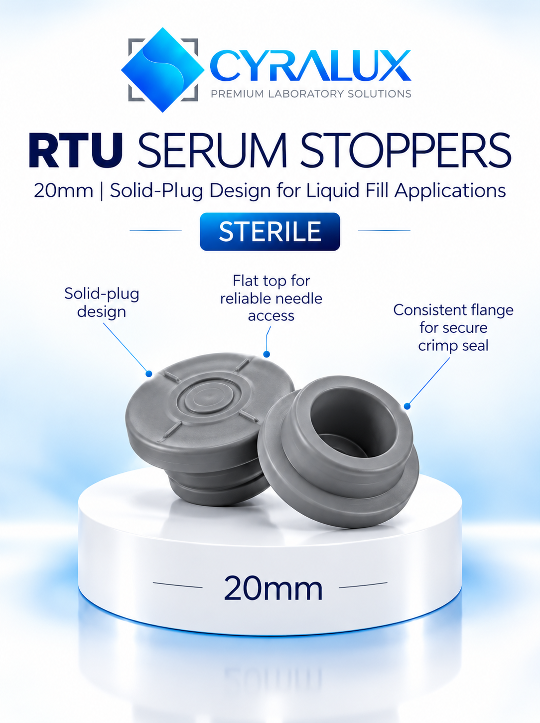 Cyralux Sterile Serum Vials