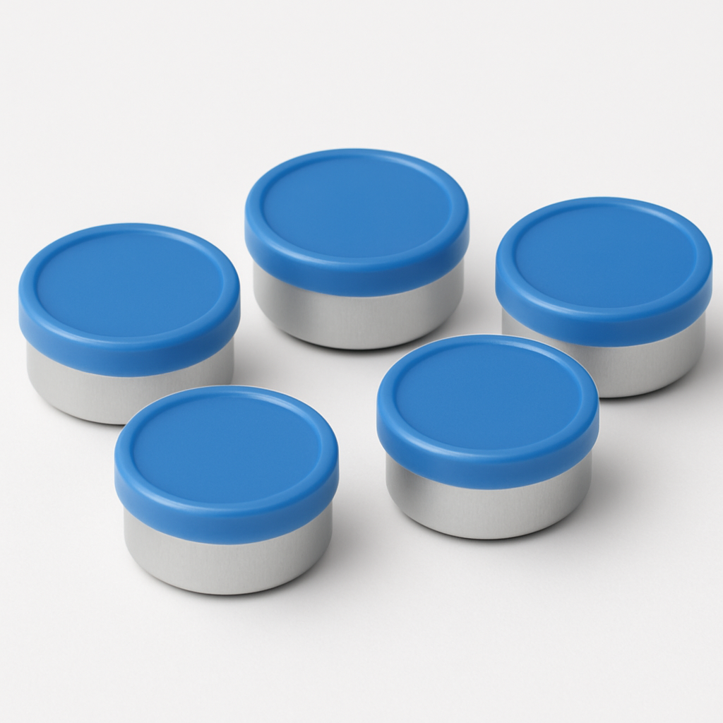 13mm Flip Top Aluminum Seal - Light Blue (Qty. 100)