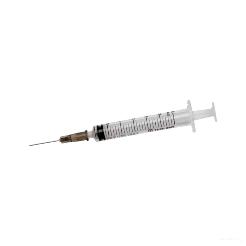 Terumo Syringe with Needles, 3mL 23g x 1.5", 100/BX, SS-03L2338