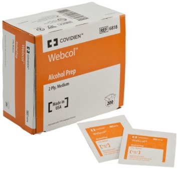 Cardinal Health 6818, Alcohol Prep Pads, Qty. 200