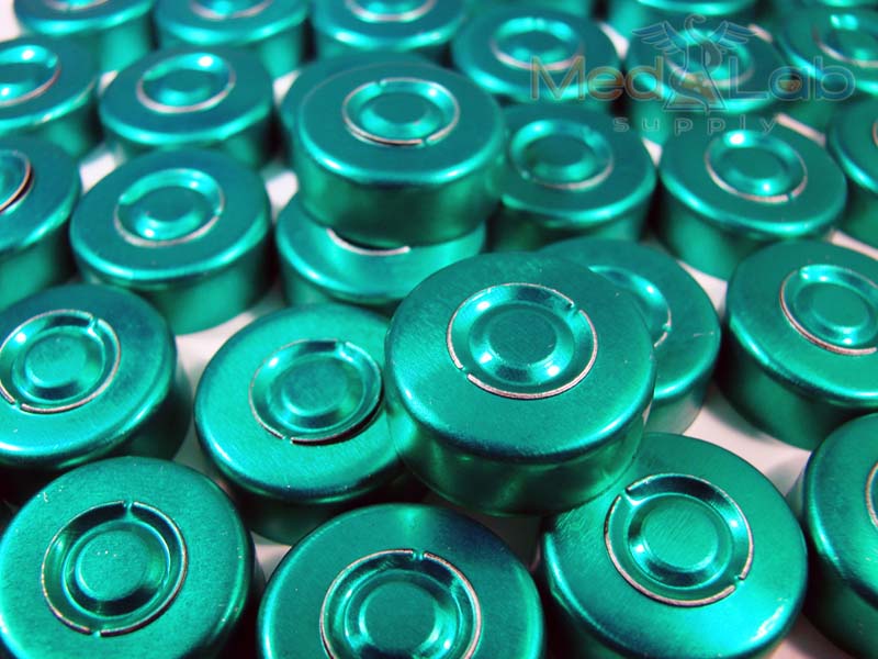 20mm Aluminum Seal - Anodized Green (Qty. 100)