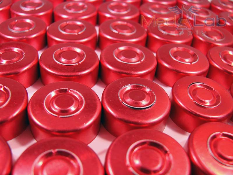 20mm Aluminum Seal - Anodized Red (Qty. 100)