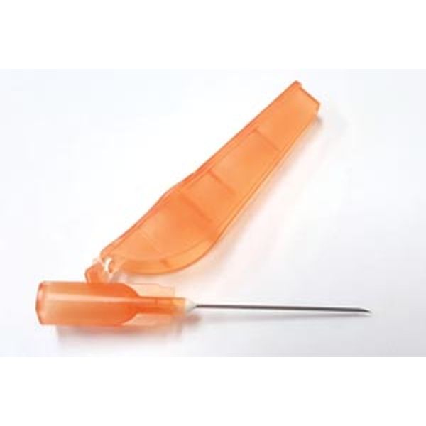 Exel Sterile Safety Hypodermic Needles, 25G x 1, 100/BX, 27405