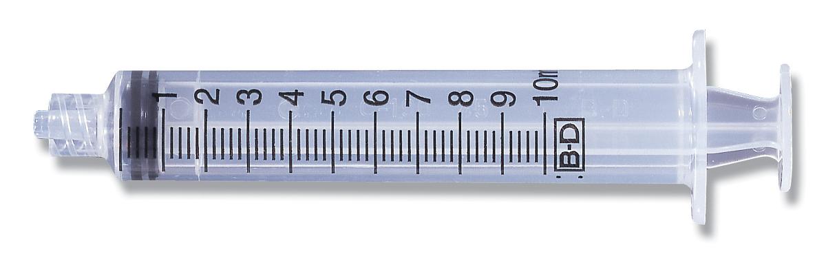 BD 10cc Syringe Only, Luer Lock Tip, 200 BX, 302995
