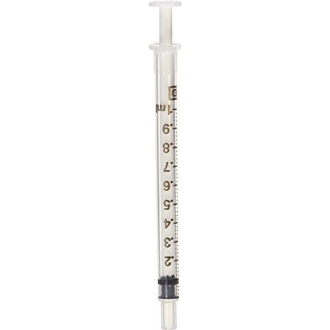 BD Oral Dispensing Syringe, 1mL, Clear, 100/BX