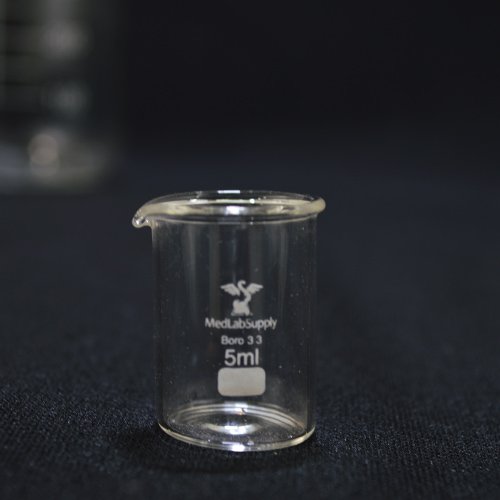 5ml Low Form Graduated Glass Beakers (Qty. 1)