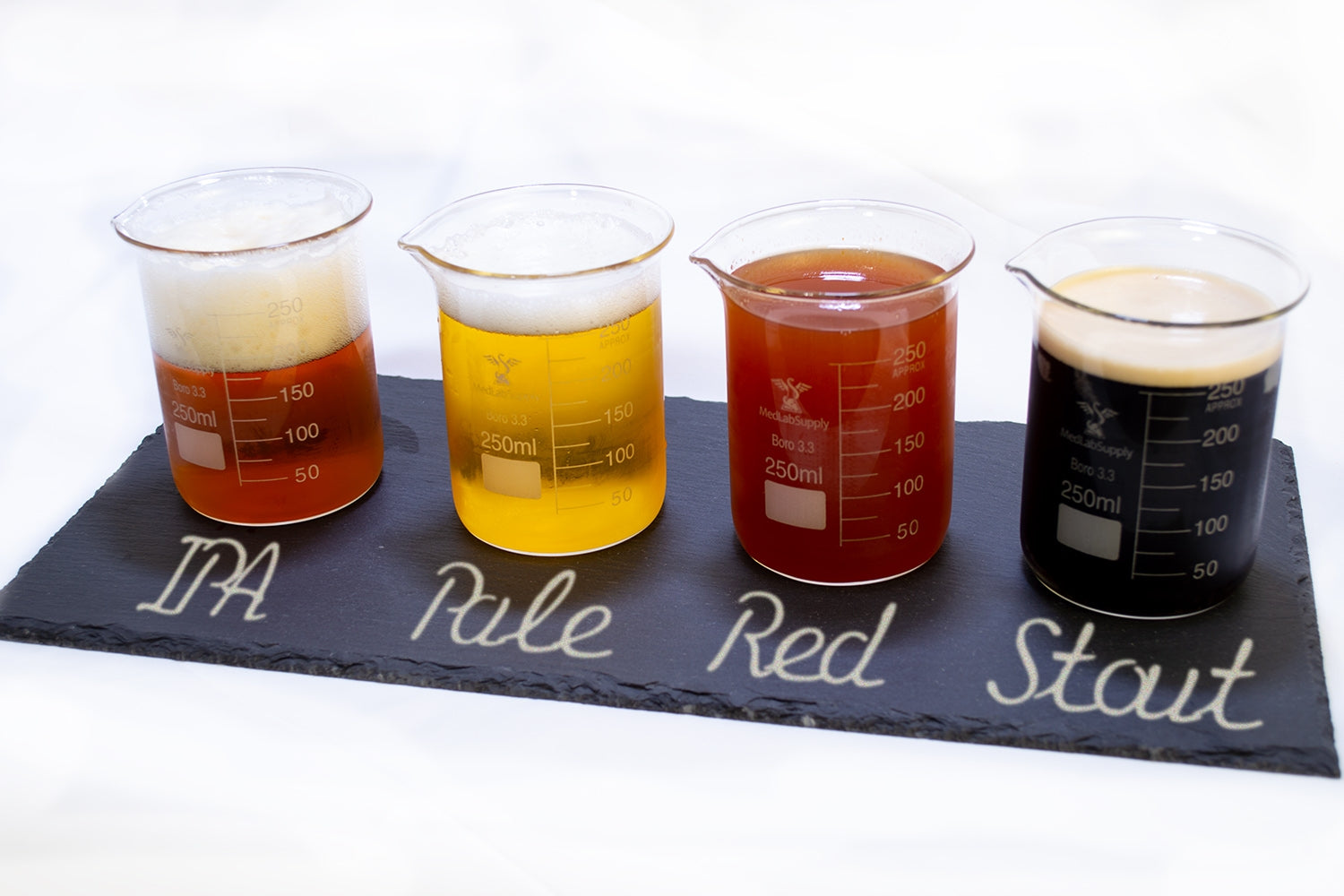 5-Piece Beer Tasting Flight Sampler Chemistry Bar Set