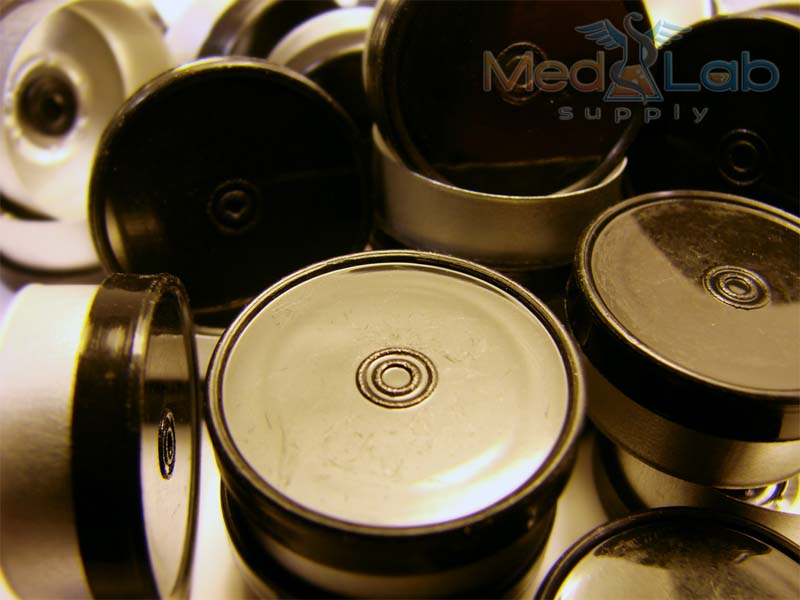20mm Flip Top Aluminum Seal - Black (Qty. 25)