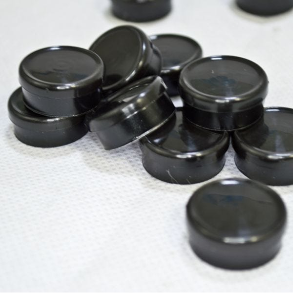 Premium Vial Bundle-Black/Black Dual Tone Flip Tops