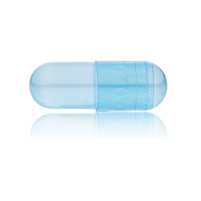 Titanium Dioxide (TiO2) Free, Spirulina Colored Empty Vegetarian Capsules Size 00, Blue, Qty 500